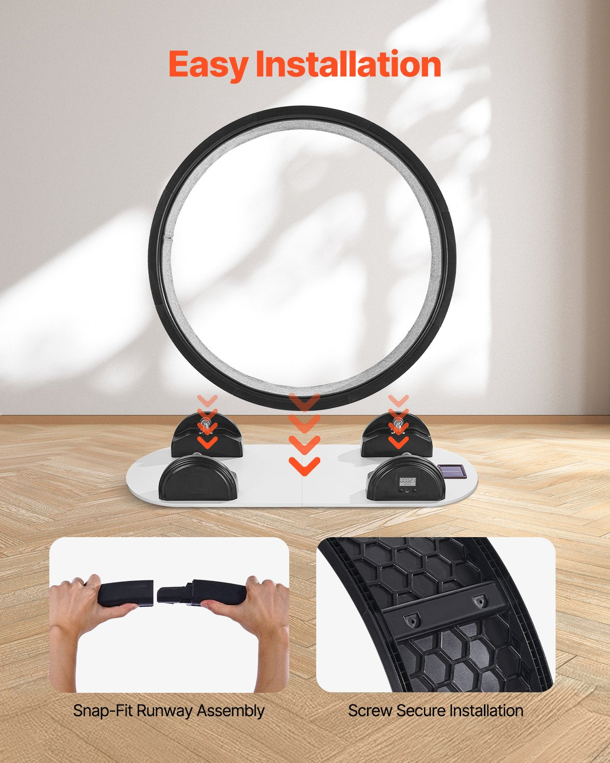 Cat Exercise Wheel With Pedometer Cat Treadmill For Pet Health Black