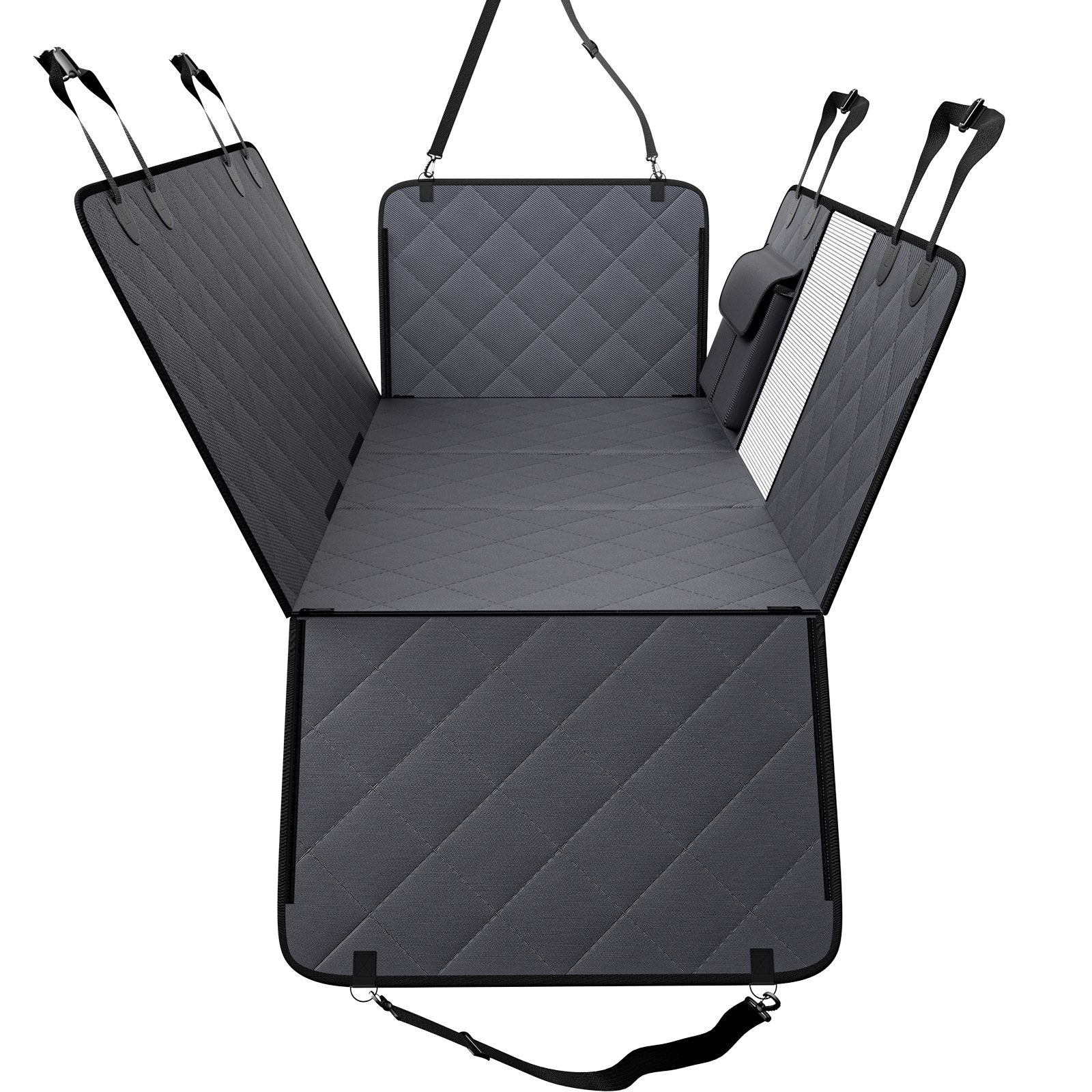 VEVOR 54 X 24 In Dog Car Seat Cover For Back Seat Waterproof 600D For Cars