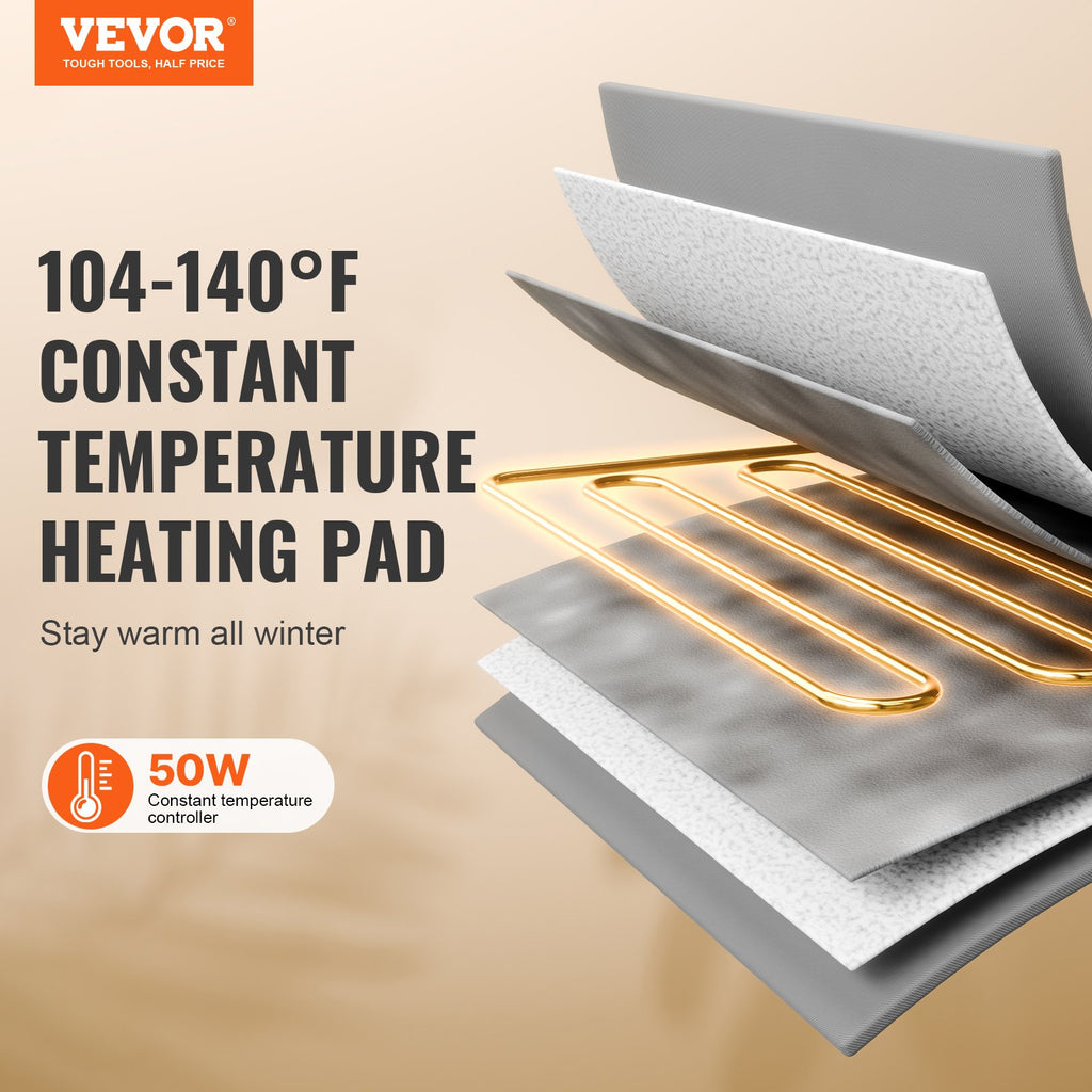 Heated Cat House Foldable Kitty Shelter With Heated Pad Green Large