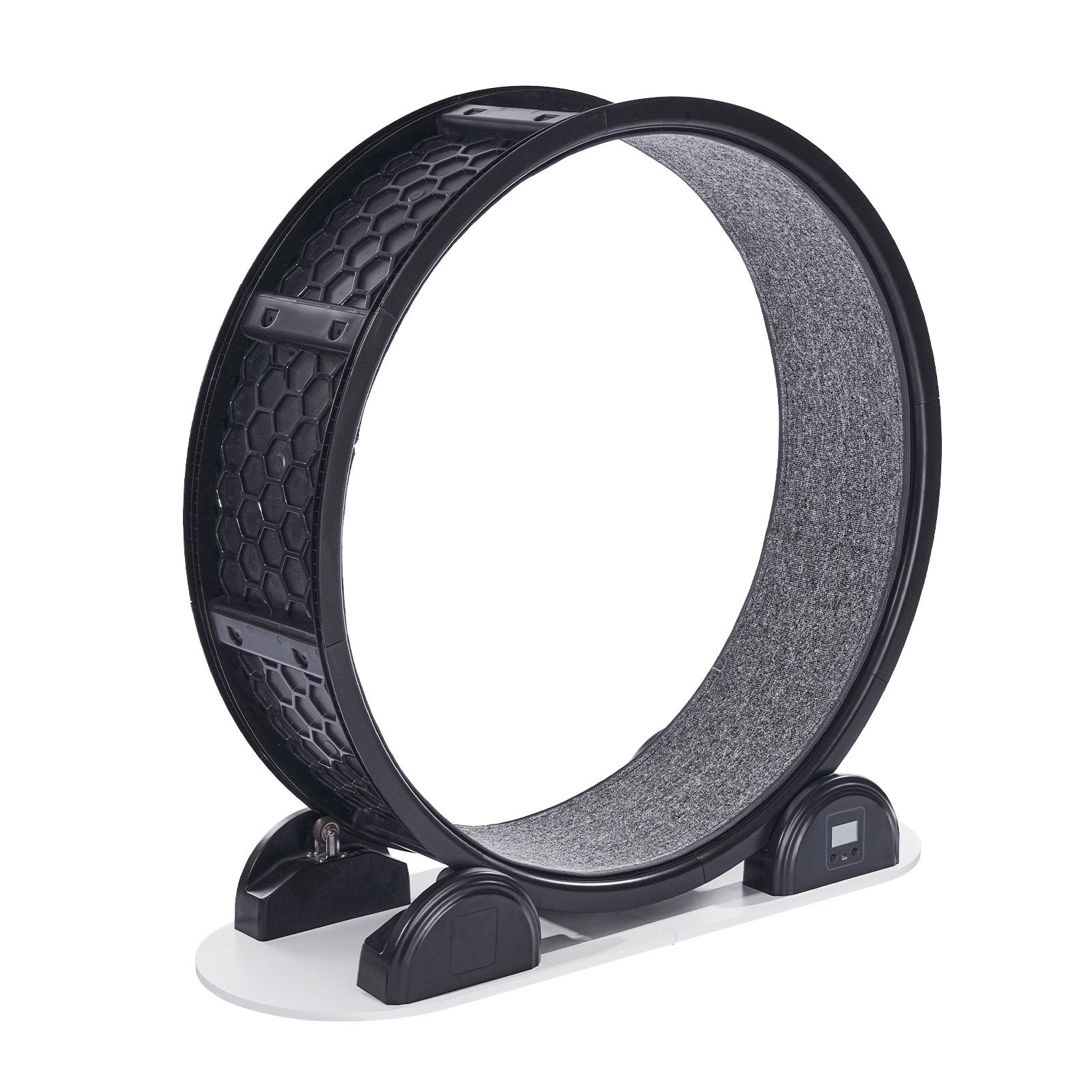 Cat Exercise Wheel With Pedometer Cat Treadmill For Pet Health Black