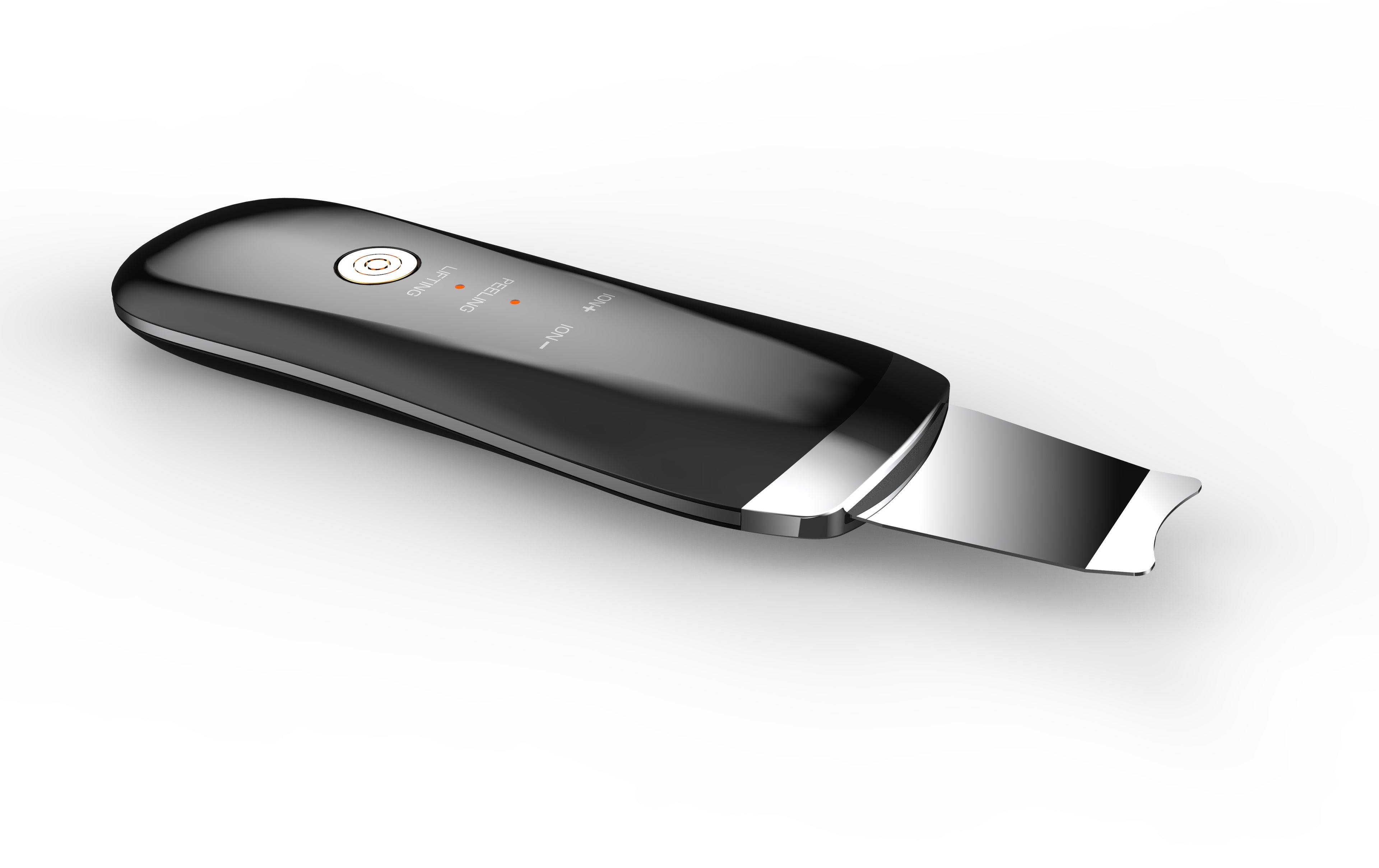 Electric Ultrasonic Skin Scrubber Face Spatula Home Ultrasonic Skin Scrubber Facial Cleaner Handheld Mini Derma Galvanica Tightening Face Scrubber Machine Skin Scrubber USB Ultrasonic